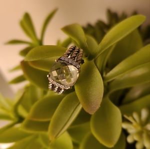 David Yurman Petite Wheaton Prasiolite Ring
